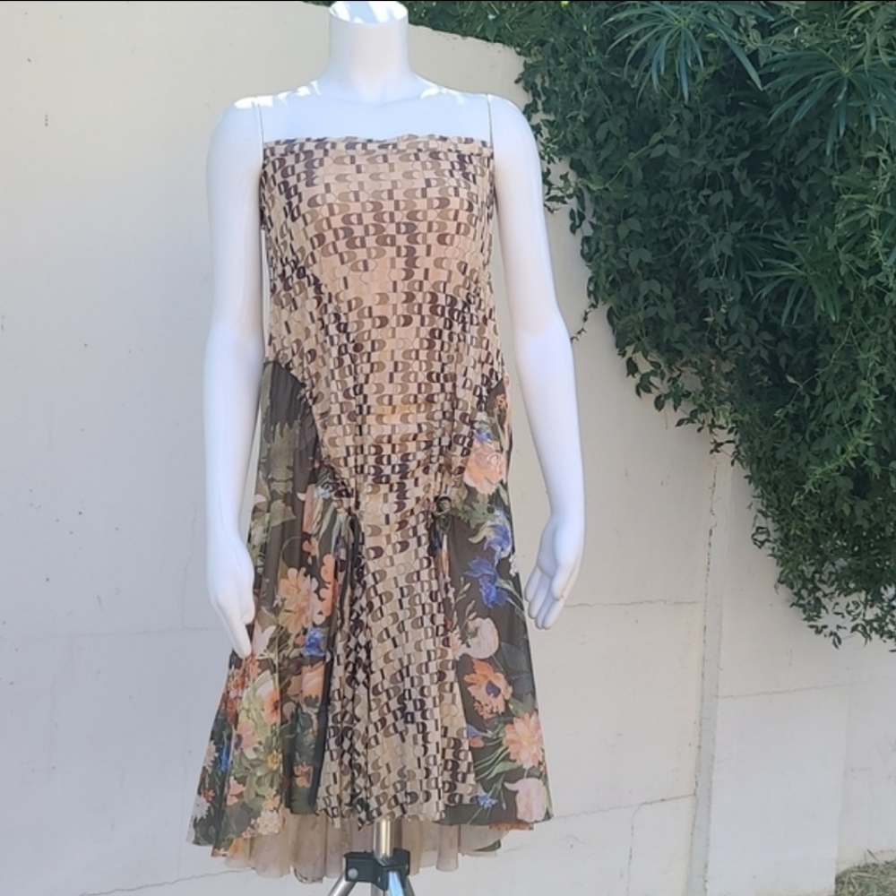 FUZZI JEAN PAUL GAULTIER Ruched Mermaid Skirt S Convertible Strapless Dress Y2K - Picture 16 of 16